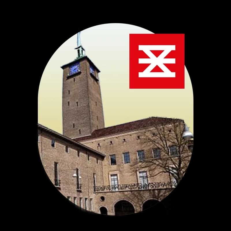 Het stadhuis van Enschede